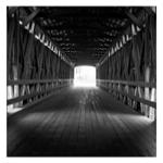 Knight's Ferry Bridge - from the series Tunnel Vision